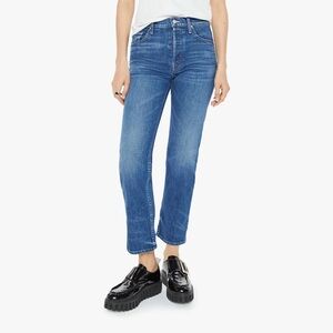 Mother The Tomcat Ankle Jeans Black